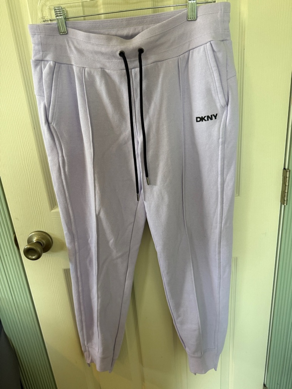 DKNY  Women’s Lilac Jogger Pants - Lightweight Drawstring Sweatpants, NWOT